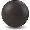 Cooee Design HI-028-06-BK - Vaso in Porcellana, Realizzato a Mano, Dimensioni: 30 x 30 x 29 cm, Colore: Nero