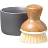 Full Circle FC12114GY-Porta sapone e spazzola per piatti, colore: beige