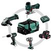 METABO 691013000 - Combo Set Construction 4.2: BS 18 LT + STA 18 LTX 140 + W 18 LTX 125 Quick + ULA + 3 x 4.0 Ah + ASC 30-36V + Bolsa profesional