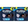 Huggies Drynites Pannolini, Taglia XL (48-60 kg),Mutandine assorbenti, 13-19 Anni (Confezione da 2)