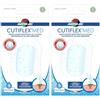 MASTER AID Cutiflex Med 10.5x15 cm., Bianco/Blu, 5 Unità (Confezione da 2)