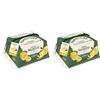 BOTTEGA BALOCCO - Panettone Limone Costa d'Amalfi I.G.P. 750g - Incartato a Mano - Realizzato in collaborazione con Caffarel - Made in Italy (Confezione da 2)