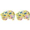 Ciao Kit Party Tavola Peppa Pig Peppa's Birthday per 8 persone (44 pezzi: 8 piatti Ø23cm, 8 piatti Ø18cm, 8 bicchieri 250ml, 20 tovaglioli 33x33cm) in carta compostabile eco-friendly (Confezione da 2)