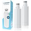 Wessper Filtro acqua frigorifero, filtro compatibile con frigorifero LG LMXS28626D, LMXS30796, LFXC24796, ricambi filtro acqua LT1000P ADQ747935 ADQ74793502-2 pezzi