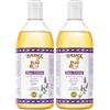 L'AMANDE - Bagnoschiuma Uomo e Donna con Olio Essenziale Lavanda Officinalis Bio, Docciaschiuma Gel Detergente e Idratante Corpo Fresco, Bagno Schiuma Delicato e Naturale ad Azione Calmante, 500 ml