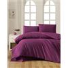 Nuit Des Rêves Ranforce - Set copripiumino singolo XXL, 100% cotone, 155 x 220 cm, include federa da 80 x 80 cm, lavabile in lavatrice, chiusura con bottoni, 155 fili