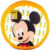 Disney Home Mickey Mouse e Minnie - Cuscino decorativo con imbottitura, 40 cm, rotondo, per ragazzi e ragazze, ottimo cuscino decorativo per cameretta dei bambini, cameretta dei bambini, divano,