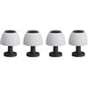 Lumisky Set di 4 lampade da tavolo a energia solare a LED bianco 4 intensità LUMA, H13,5 cm