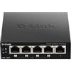 D-Link Switch Gigabit PoE+ da tavolo a 5 porte nero (DGS-1005P/E) 260 g 28 mm