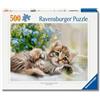 Ravensburger RVB12001904 Puzzle da 500 Pezzi - Puppies Collection: Dolce Gattino