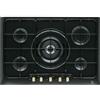 ELECTROLUX PN750RUV PIANO COTTURA 75 CM 5 FUOCHI NERO GHISA MANOPOLE BRONZO