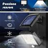 LEOVIN Luce Solare Led Esterno 56LED Lampada Faretti con pannello sensore di movimento