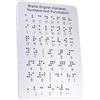 Braille Learning Board con Braille Set Completo Punti Rialzati per Studenti Non