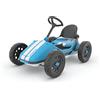 Chillafish Blue Monzi Rs Kids - Go-kart pieghevole a pedale con pneumatici Airless Ruberskin, medio, CPMN01BLU