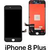 IPHONE 8 PLUS LCD SCHERMO DISPLAY RETINA TOUCH SCREEN VETRO FRAME NERO BLACK