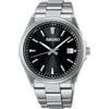 Selezione Seiko (Seiko Selecti Orologio radiocomandato solare SEIKO SBTM351 quadrante nero acciaio