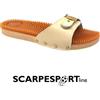 MAURI ZOCCOLI UOMO LEGNO E PIOLI CIABATTE BEIGE UOMO MADE IN ITALY