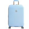 DELSEY TROLLEY DELSEY freestyle trolley 4 ruote doppie 66 cm CELESTE MED CELESTE 003859