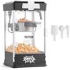 VEVOR Macchina per Popcorn, Macchina Popcorn 480 W Peso 3,3 kg Bollitore 0,11 kg, Macchina per Popcorn da Tavolo, Macchina per Fare i Popcorn Include 3 Misurini, Stile cinema, 275x240x485 mm Nero