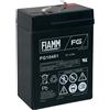 Tancredi srl FG10451 Batteria ricaricabile al piombo AGM GEL 6V 4Ah 4,5Ah alta capacità Fiamm
