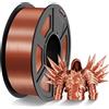 TECBEARS Filamento PLA Silk 1.75mm 1KG, Filamento Silk Shiny PLA Plus con