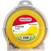 Oregon Filo da Taglio Tondo Giallo per Decespugliatori e Tagliaerba, in Nylon Pr