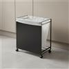 Carrello Portasacco con Ruote Salvaspazio Carrello Porta Sacco Struttura