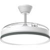 Airwit 106cm Ventilatore da Soffitto con Luce e pale retrattili, 70W Silenzioso