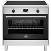 La Germania Cucina a Induzione 4 Fuochi Forno Elettrico 90x60 cm Inox AMN964IEXE