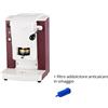 FABER MACCHINA CAFFE FABER SLOT PLAST BIANCA BORGOGNA + FILTRO ANTICALCARE OMAGGIO