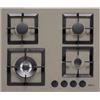 ELLECI PGSP60143WS PIANO COTTURA 60 CM 4 FUOCHI FINITURA GRANITECH TORTORA