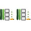 No 2Set per Romba EI Serie E5 E6 E7 I3 I6 I7+ Plus J7 Rullo per Aspirapolvere2308