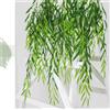 non specificato Salice piangente edera artificiale da appendere foglie verdi viti per esposizion