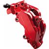 Vernice per Pinze Freni 2K Bicomponente Alte Temperature kit rosso nero pennello