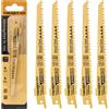 TOOLMAYS Set di 5 Lame Gattuccio per Legno | 150 mm 6TPI | Lame per Sega a Gattu