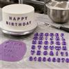 40 Pezzi Stampo Lettere e Numeri DIY Stampo Numerico in Plastica Riutilizzabile