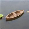 Ornamento galleggiante per acquario, barca in resina resistente,