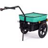 SAMAX Rimorchio Bicicletta Bici Carrello Trasporto Carico Carretto 60 Kg 70L