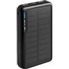 SBS Solar PowerBank 10000mAh Power Bank con Pannello Solare Ricarica Rapida