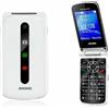 Brondi TELEFONO CELLULARE BRONDI PRESIDENT A CONCHIGLIA BIANCO TASTI GRANDI