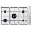 De'Longhi DE LONGHI FLB 59 DD PIANO COTTURA A GAS BIANCO 90 CM 5 FUOCHI 1 DOPPIA CORONA