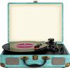 Mersoco Giradischi Vinile 3 Velocità (33 1/3 45 E 78 Giri) stereo Portatile Giradischi