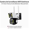 Senza marchio Telecamera di Sorveglianza Esterno WiFi 4K 8MP SmartCam Visione Notturna IP...