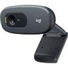 Logitech C270 Webcam HD 720p/30fps Videochiamate Widescreen Correzione Automatica