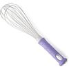 Lacor 61590 Frusta FIBREGLASS, Aste Acciaio Inox 18/10, Manico Ergonomico con Fibra di Vetro, Colore Viola, Anallergico, 25 cm, Adatto per Lavastoviglie