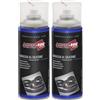 AMBRO-SOL SPRAY YOUR FACTORY OF AEROSOL Ambro-Sol G002 Grasso al Silicone, 400 ml, trasparente (Confezione da 2)