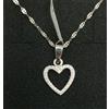 Diavalcor Pendente E Catena In Oro Bianco 18K 750 Mls. 2 Lati: Zaffiri Blu E Zirconia