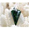 JM-IMPORT Giada Omfacite 17 Carati - Pendente Cabochon Pietra Naturale - Italia / FM55