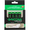 Patona Premium 4X AA Batterie Ricaricabili al Litio con USB-C 2000mAh 1.5V cavo