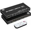 No Splitter Switcher 2.1 Compatibile con 5 In 1 Out 8K@60Hz 4K@120Hz con Tele5464